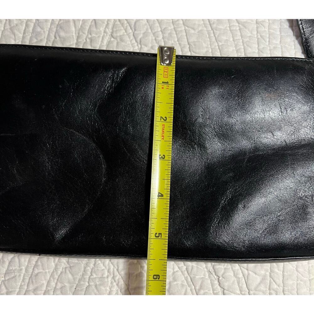 Talbot Black Leather shoulder bag - Picture 4 of 7